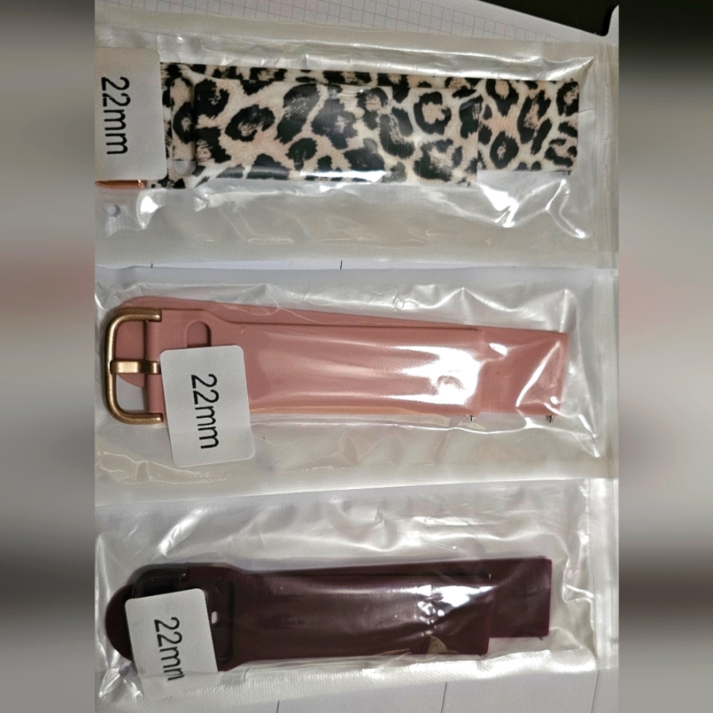  Samsung Galaxy silicon watch bands replacement 22 mm.